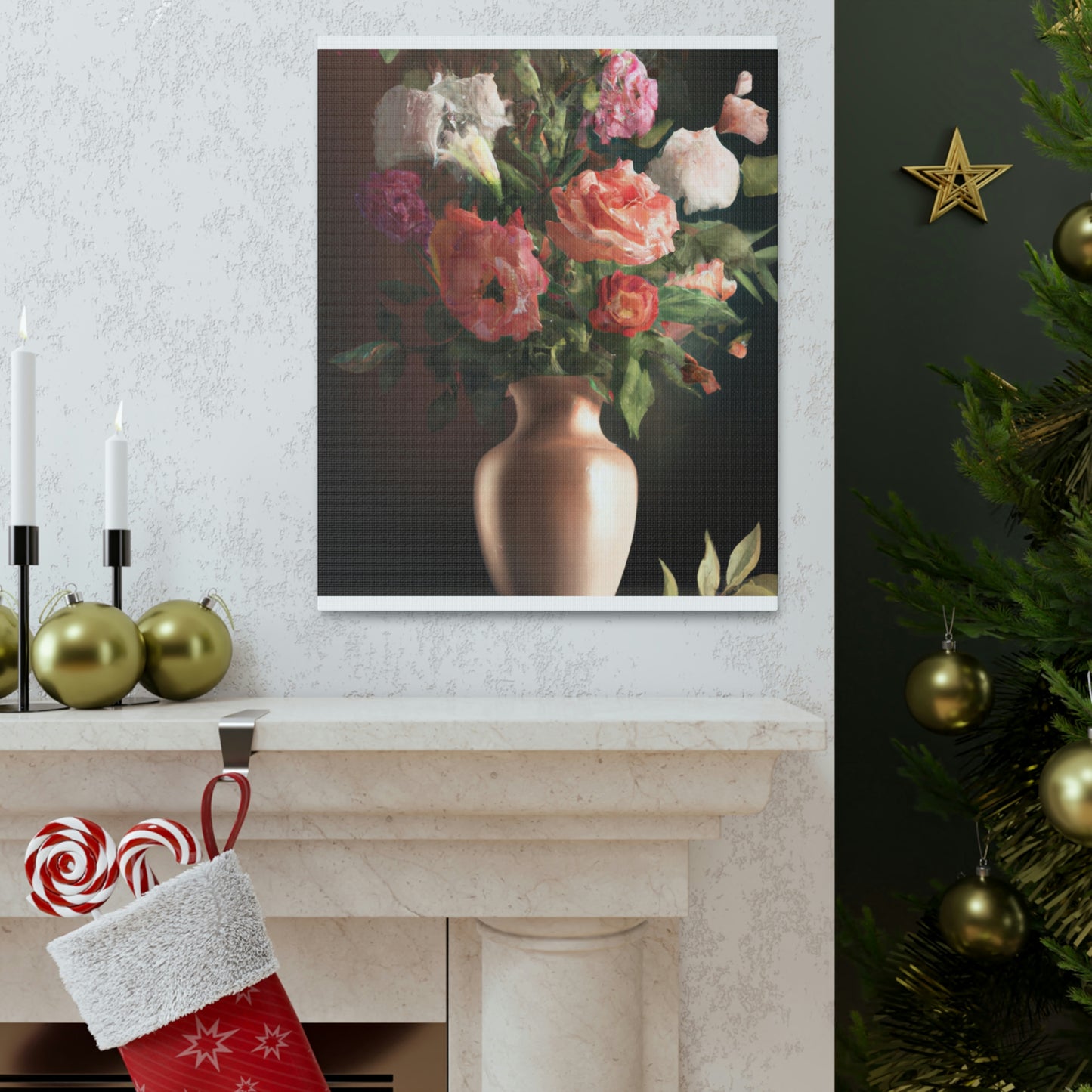 "Floral Finery Wonderland" - Canvas