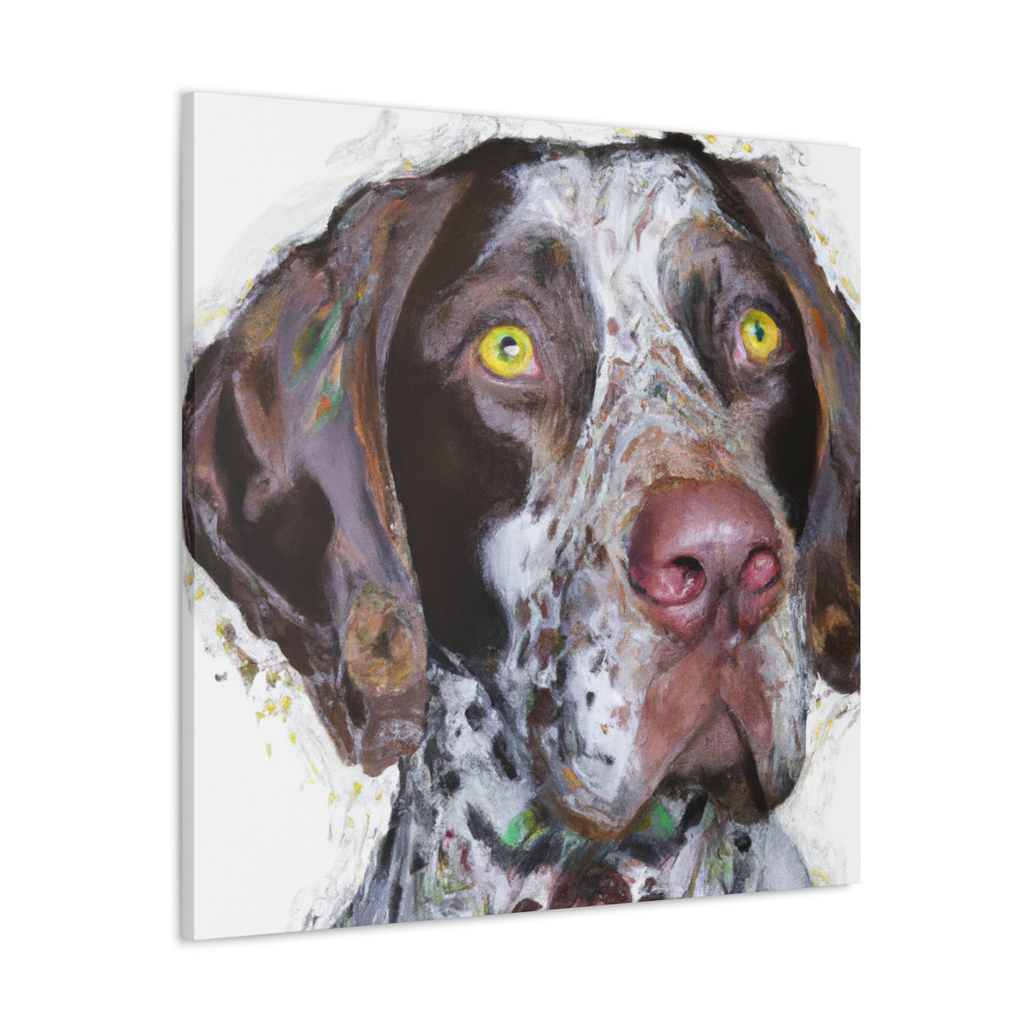 "Pointer Splendor" - Canvas