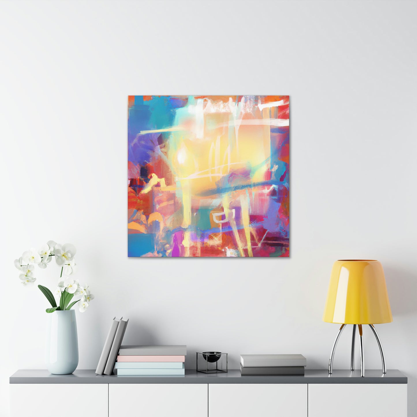 Cosmic Bloom. - Canvas