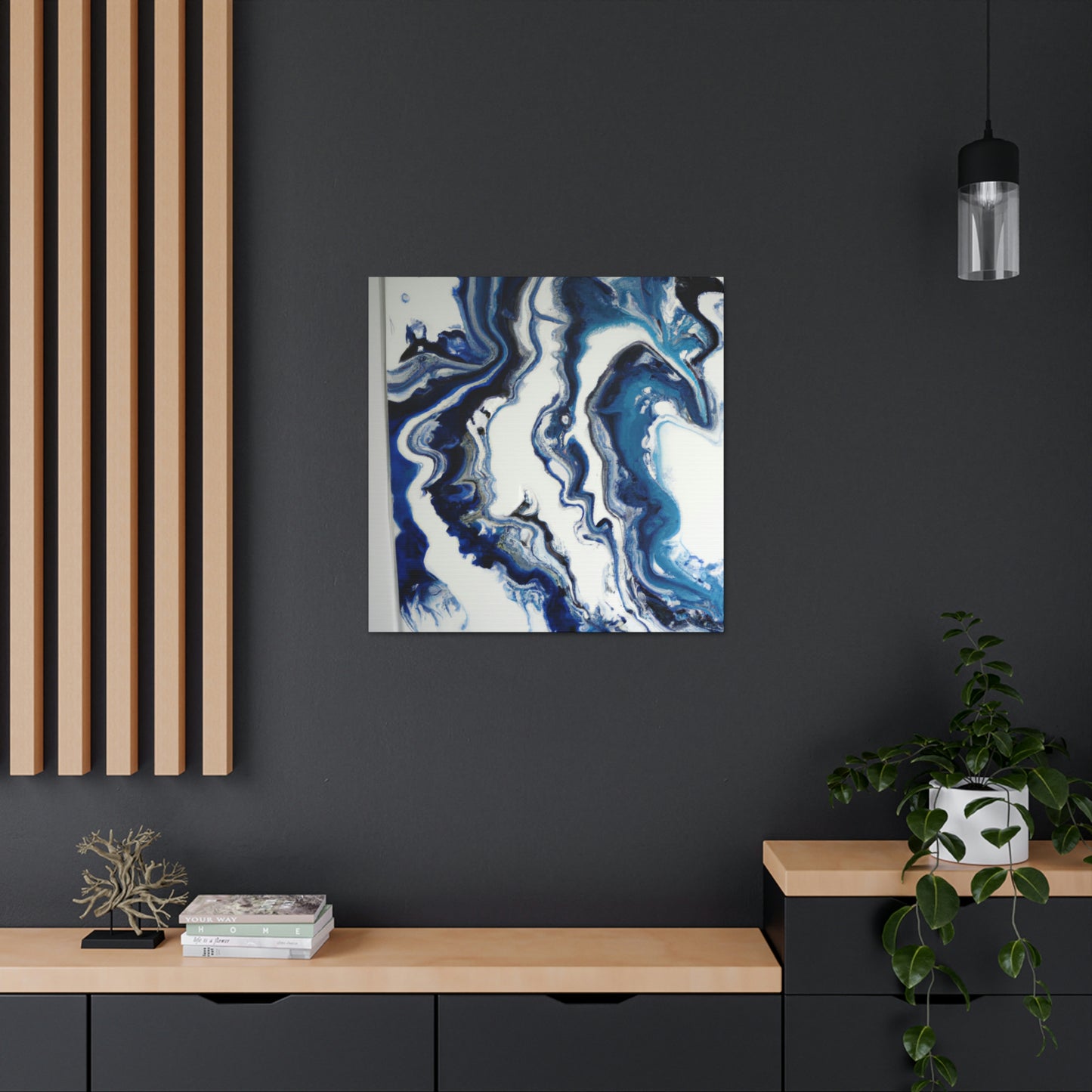 "Blue Bliss" - Canvas