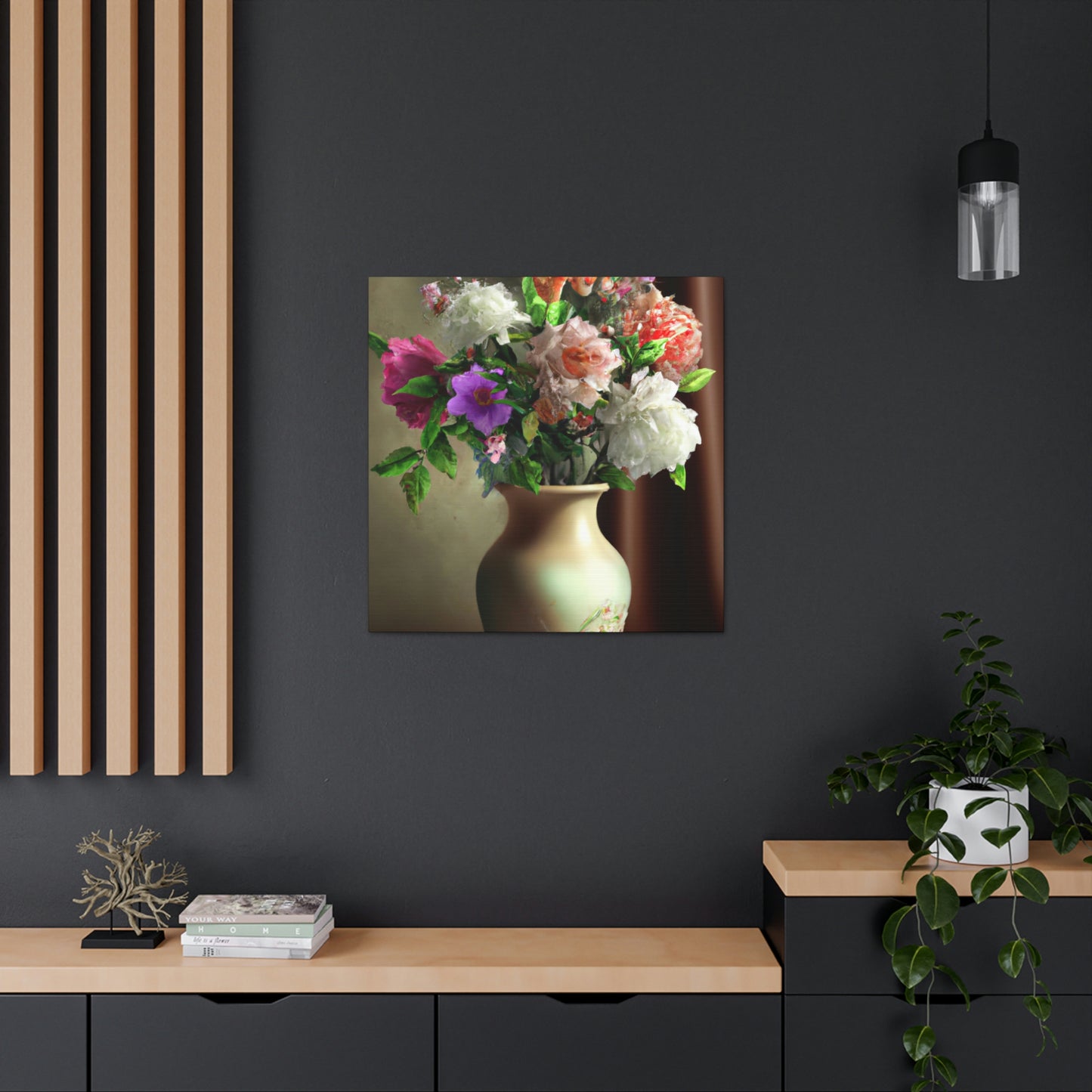Floral Enchantment. - Canvas