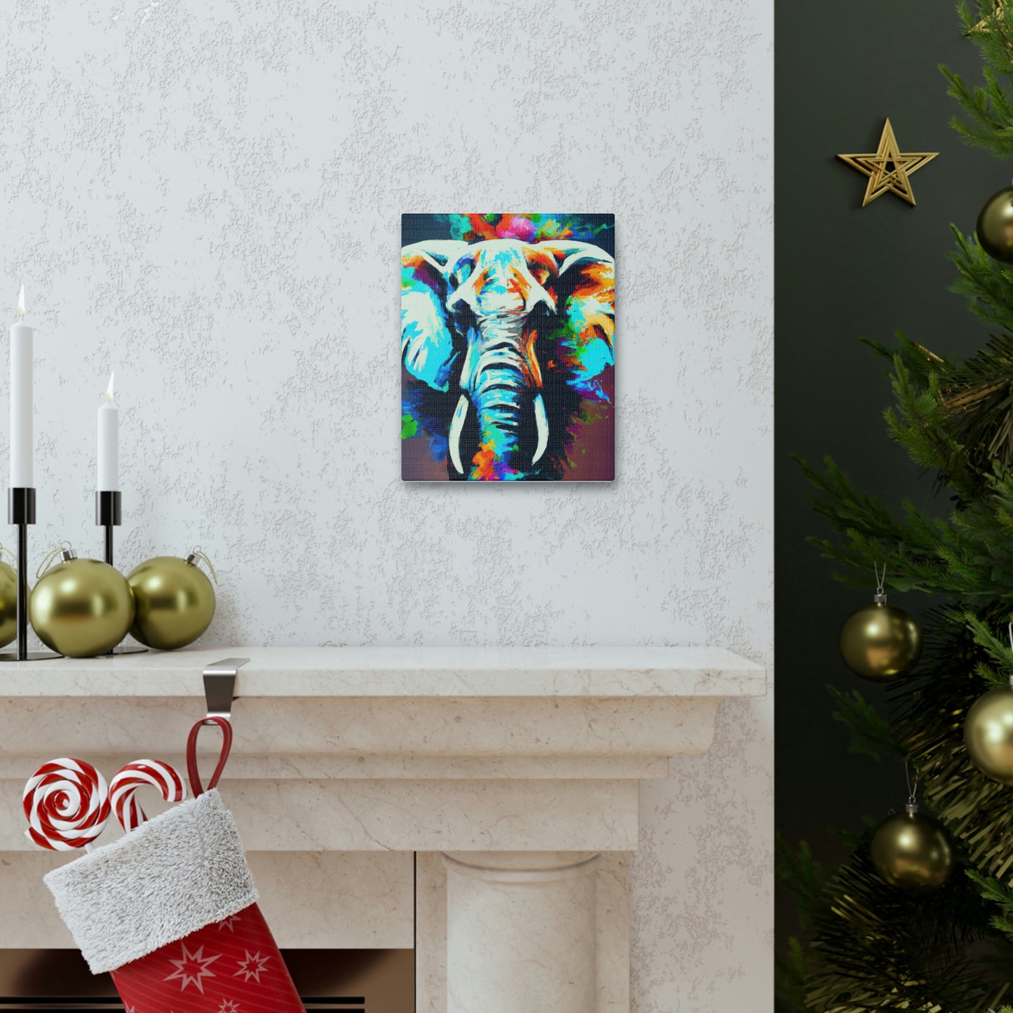 Rainbow Trunk. - Canvas
