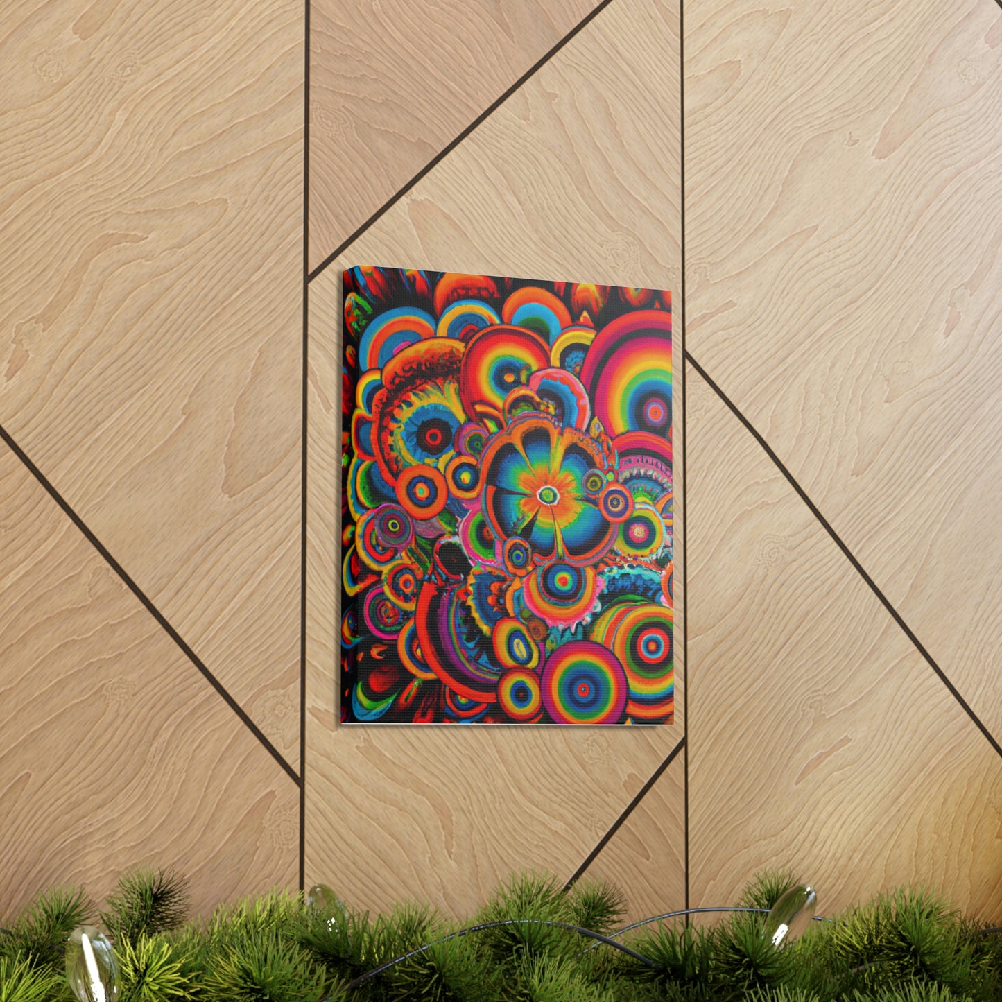 "Psychedelic Petals" - Canvas