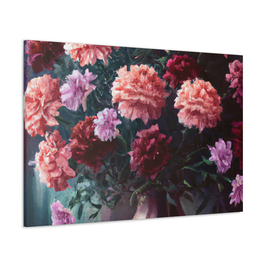 "Flower Vase Bliss." - Canvas