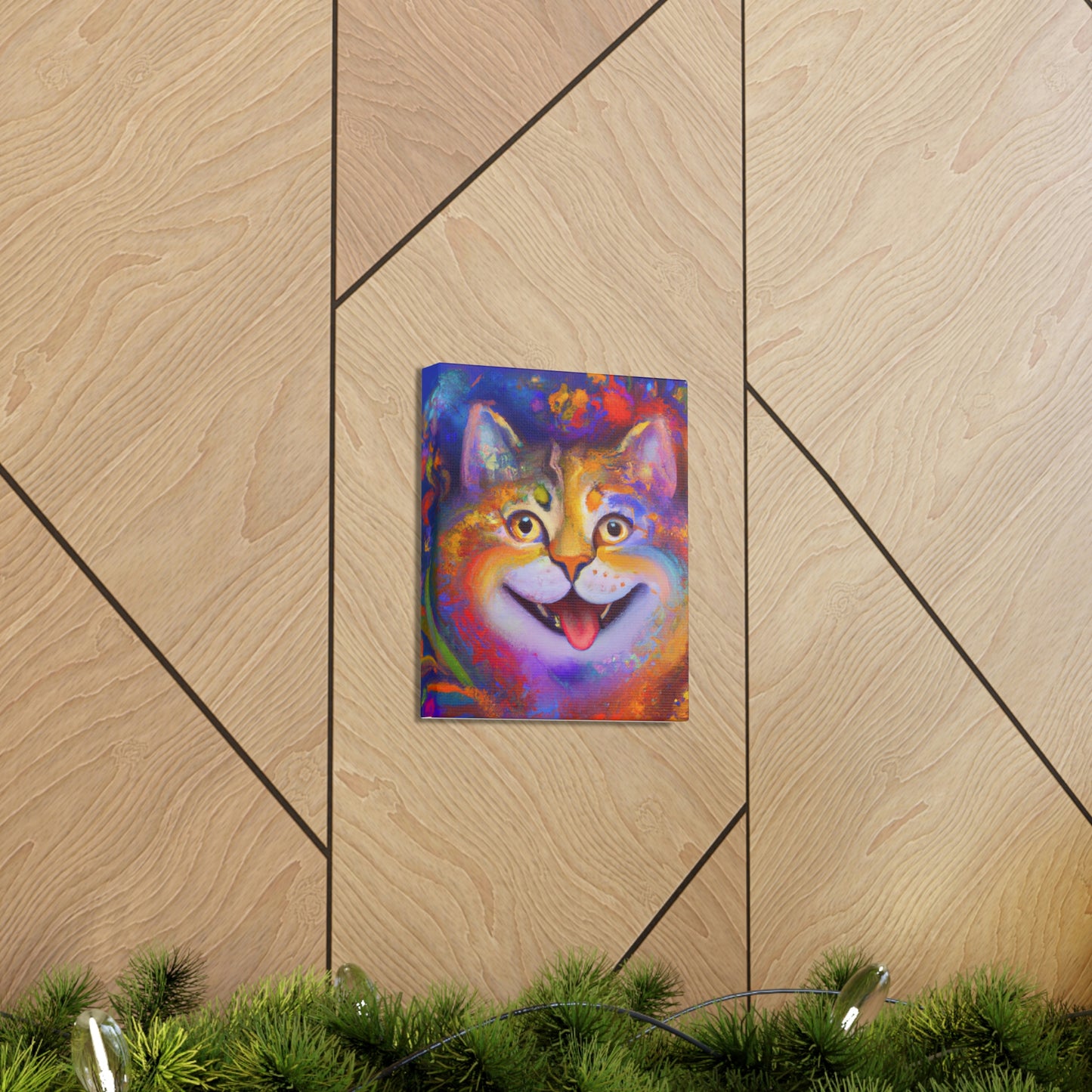 Vivid Feline. - Canvas