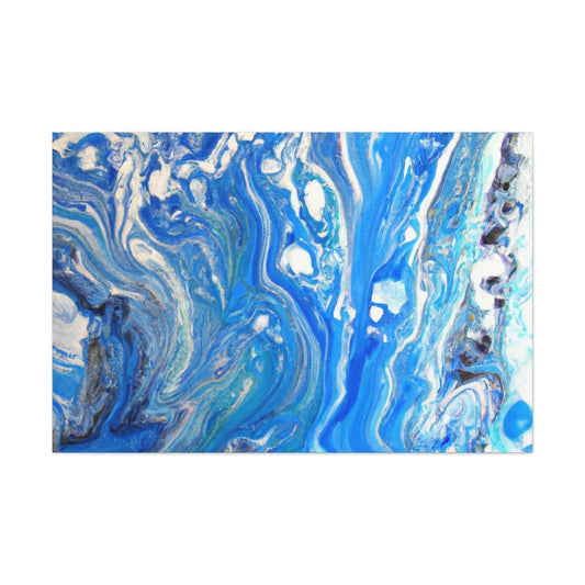 Aqua Bliss. - Canvas