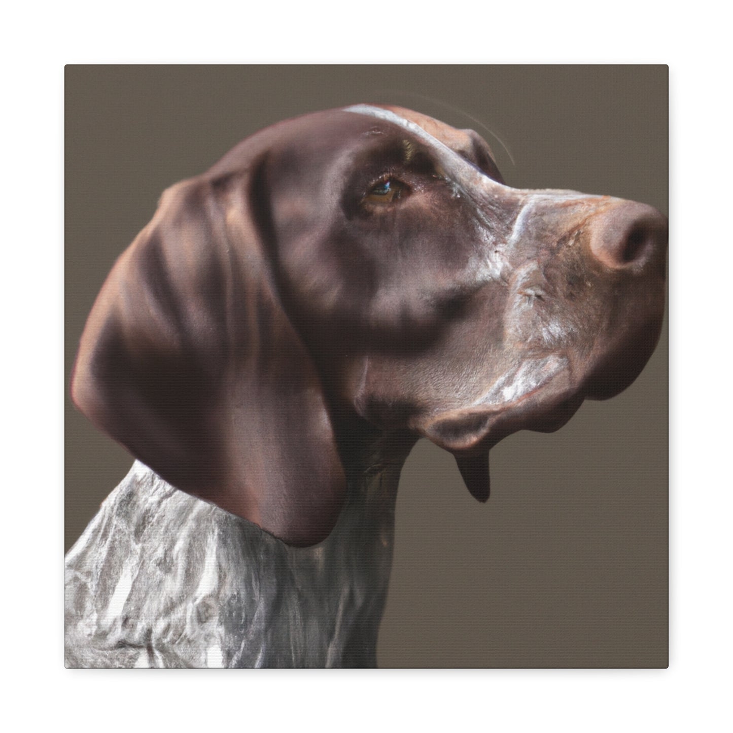 Pointer Perfection. - Canvas