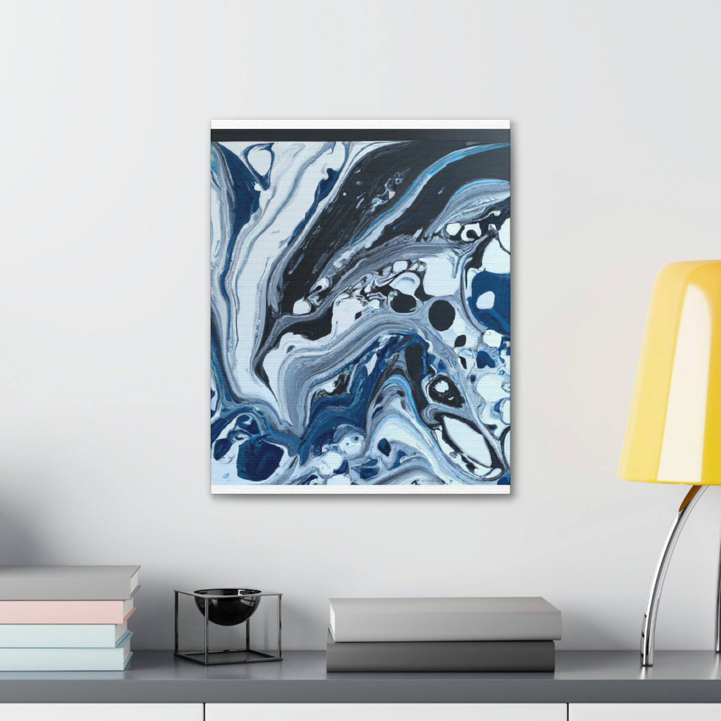 Blue Reflection. - Canvas