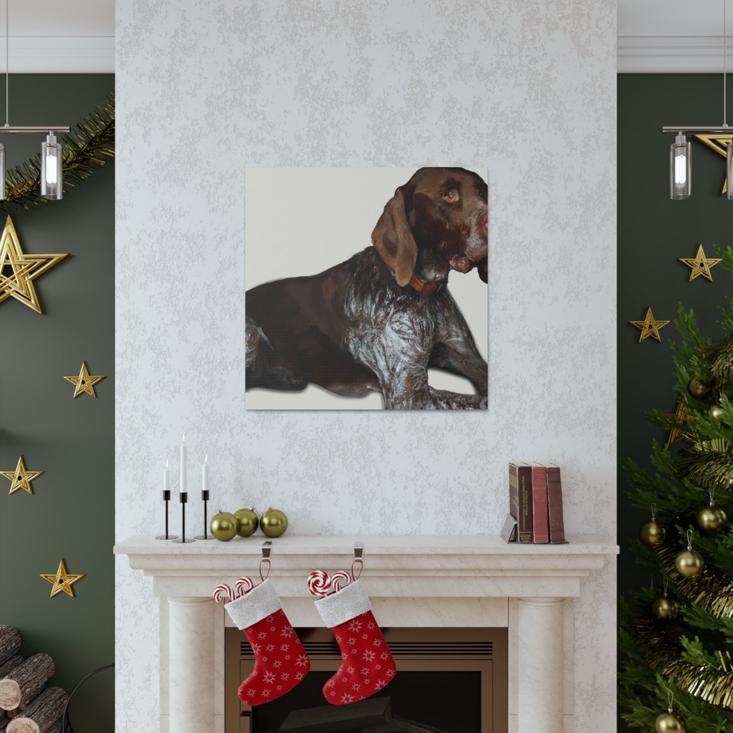 Dog Pointer Splendour - Canvas