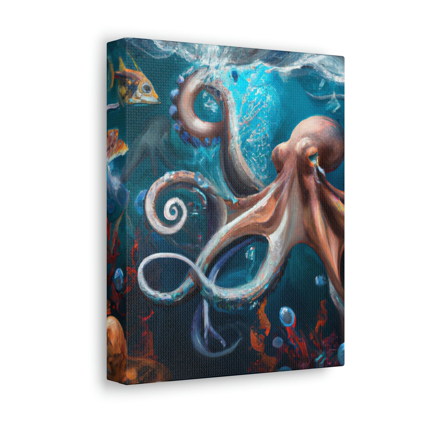 Ocean Marine Glow. - Canvas
