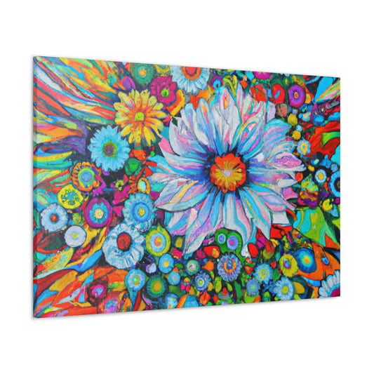 Vibrant Blooms. - Canvas