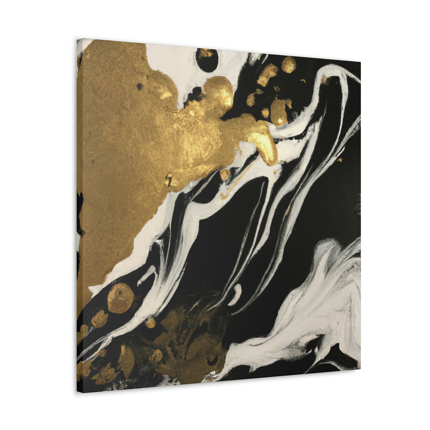 Gilded Mural Bliss - Canvas