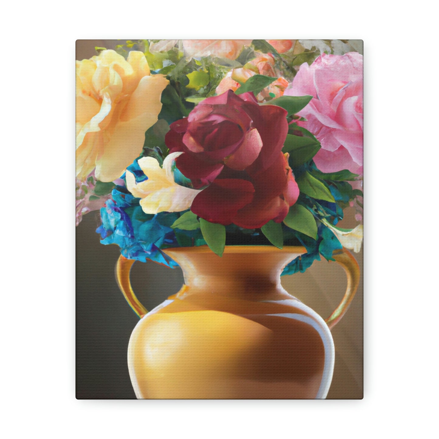 Vase Blossom Splendor - Canvas