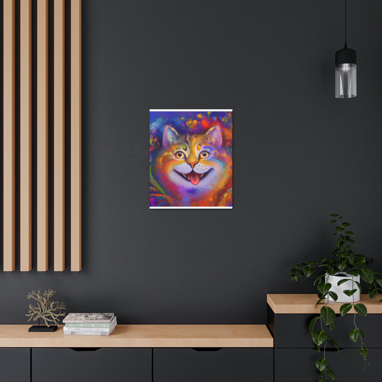 Vivid Feline. - Canvas