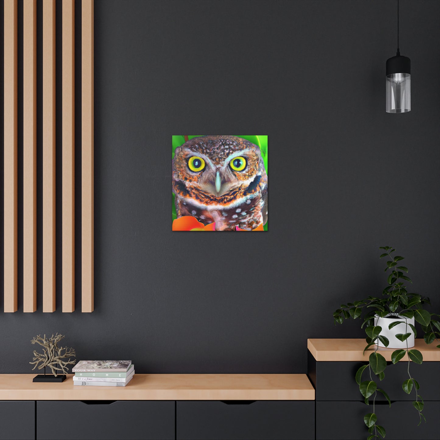 Owl Splendor. - Canvas
