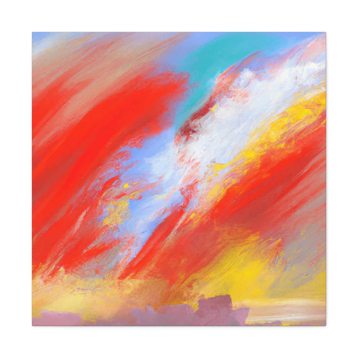 Brush Burst. - Canvas