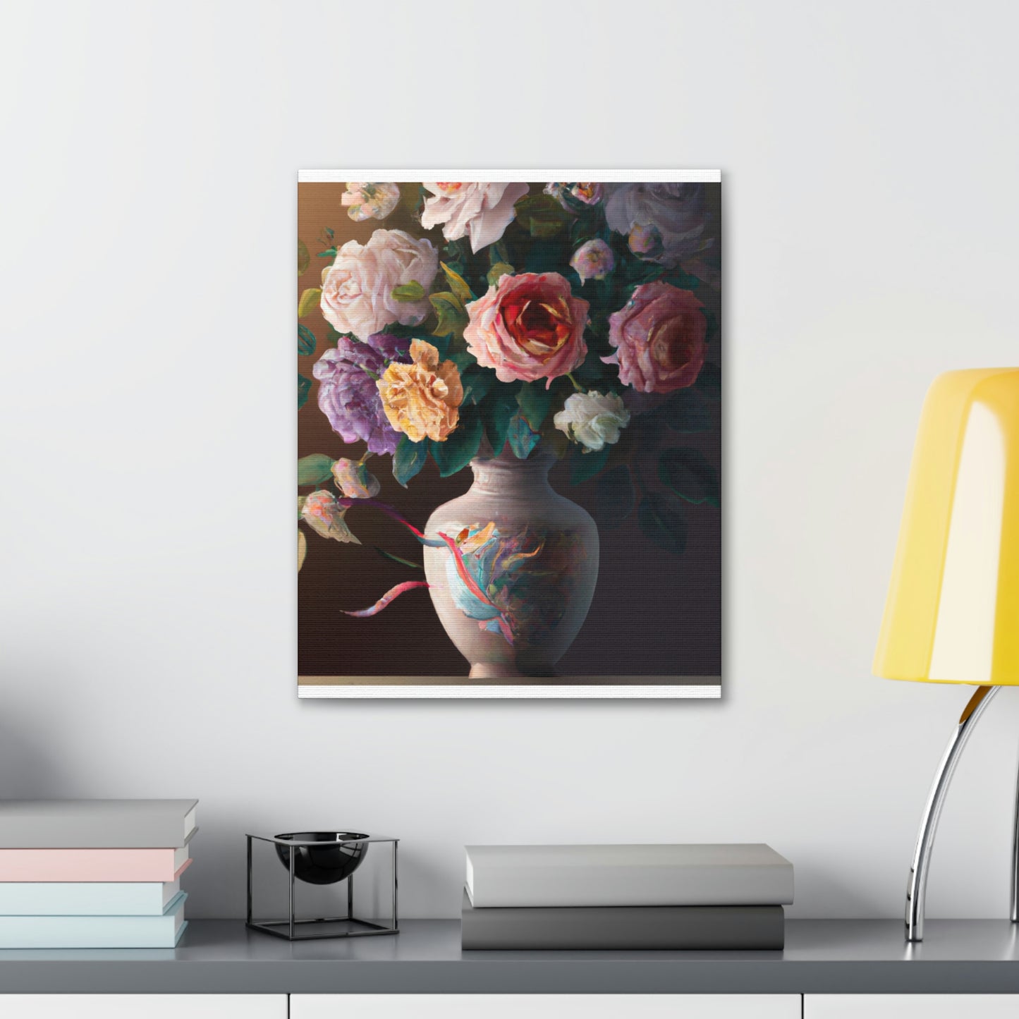 Blooming Petal Splendor - Canvas