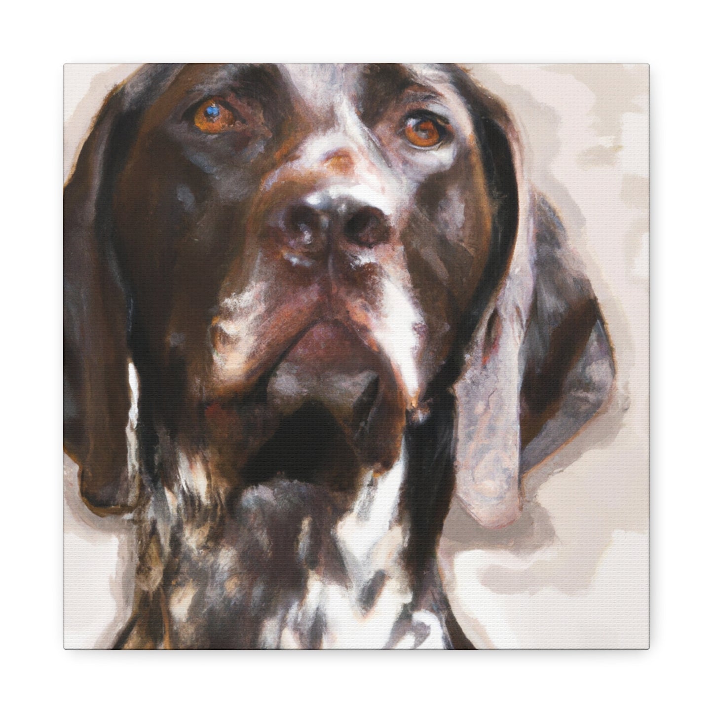 "Pointer Perfection" - Canvas