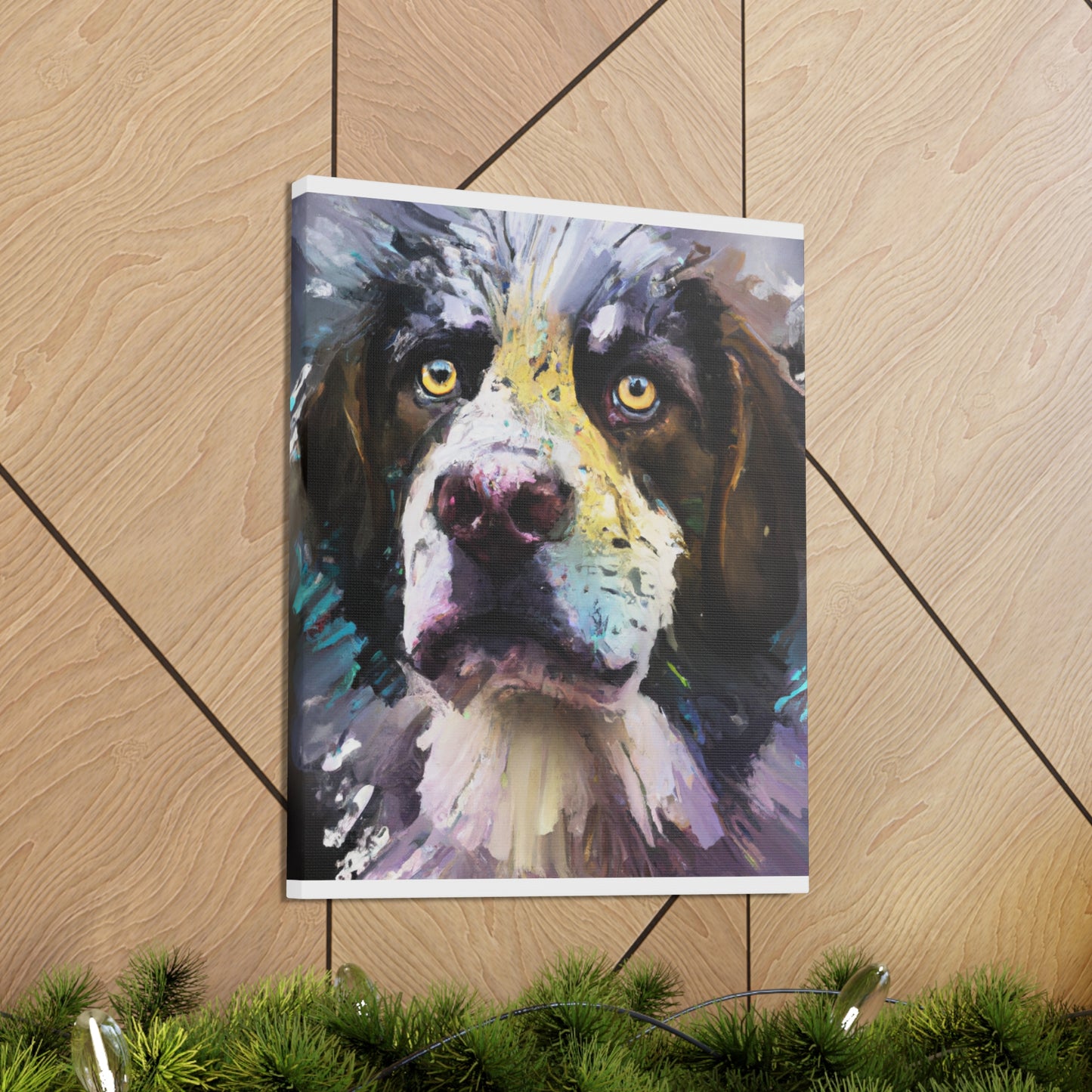 Dogful Vibrancy - Canvas