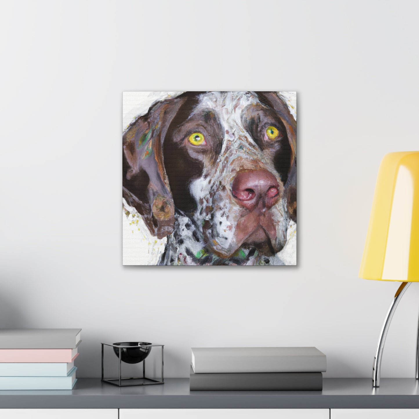 "Pointer Splendor" - Canvas