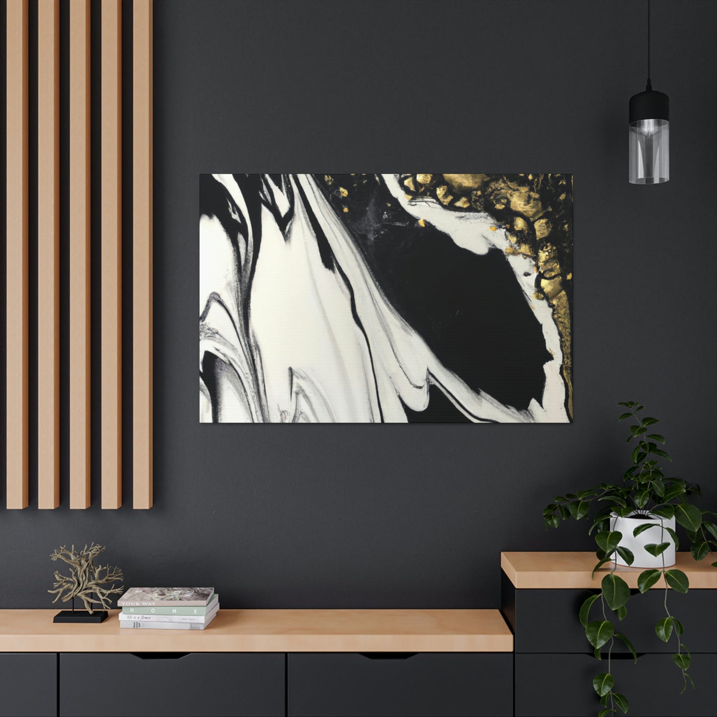 Midnight Goldluster - Canvas