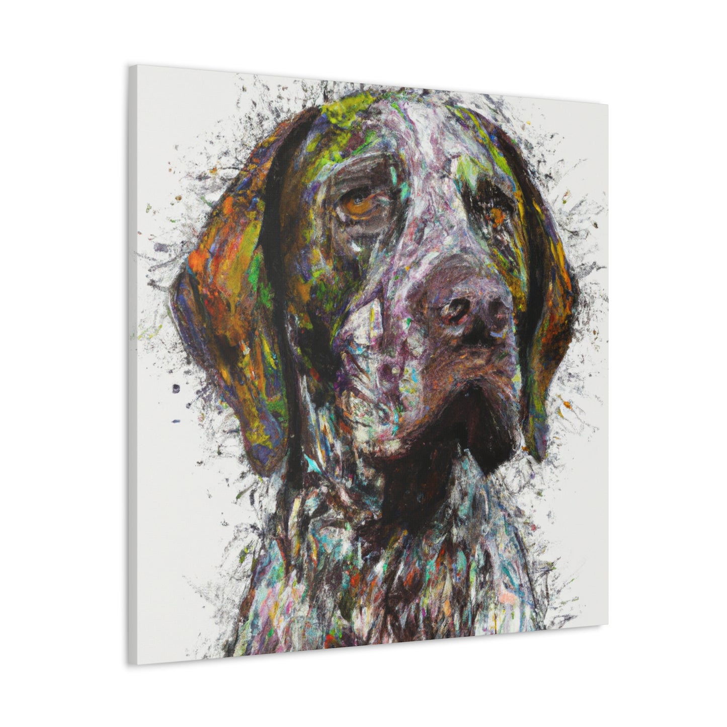 "Painted Pointer" - Canvas
