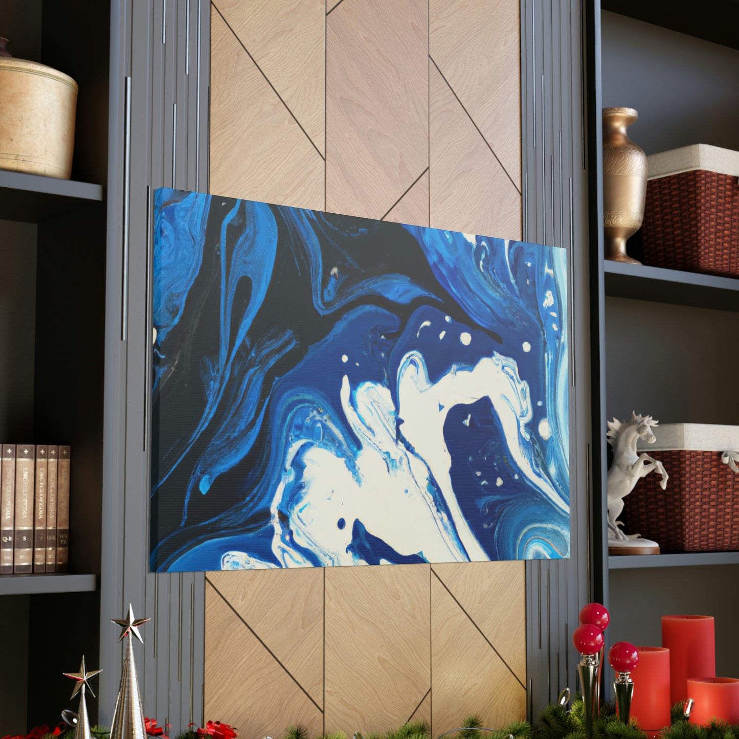 Blue Flux - Canvas