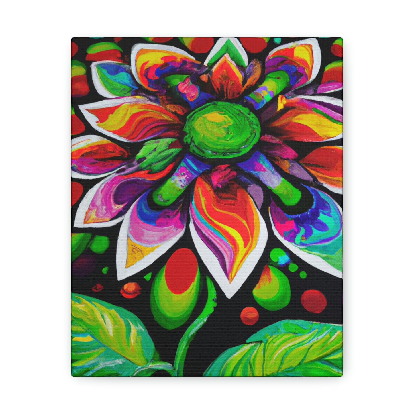 Vibrant Bloom. - Canvas