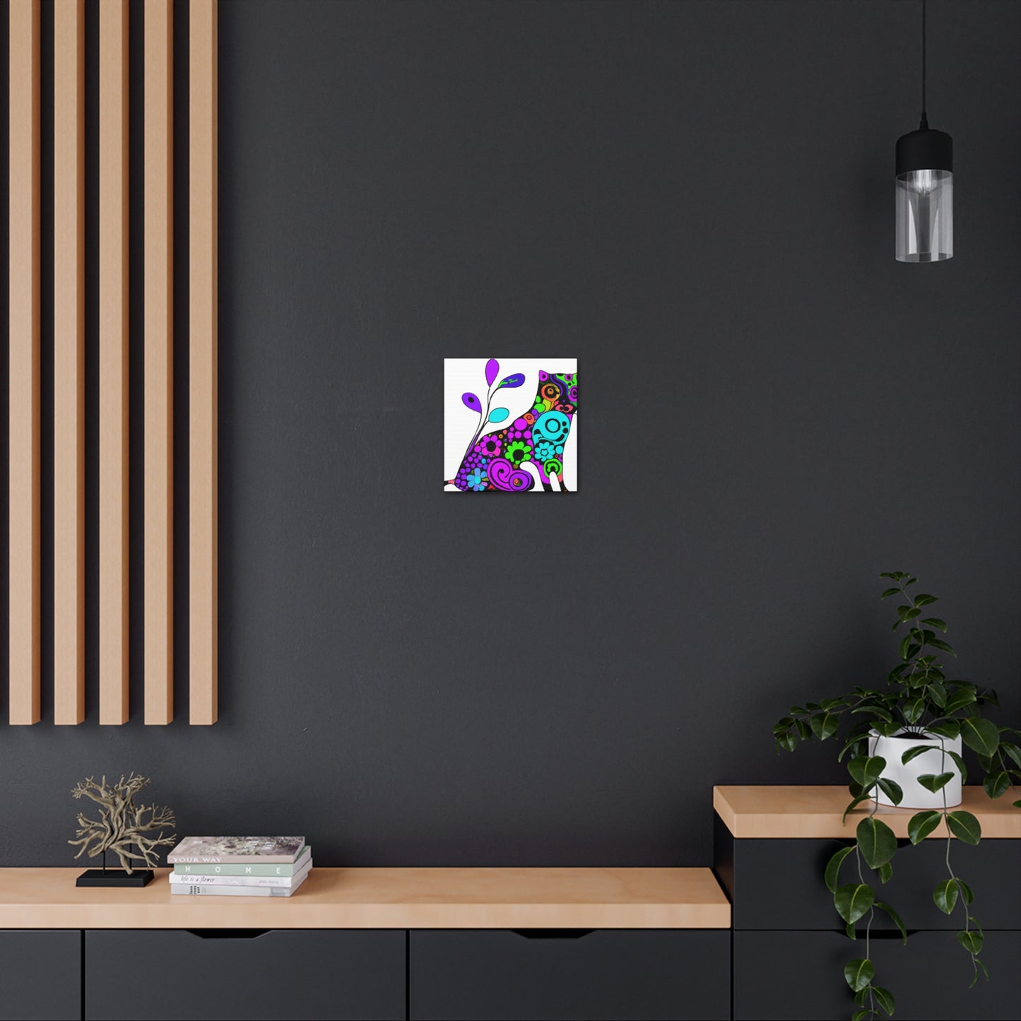 Flora Feline - Canvas