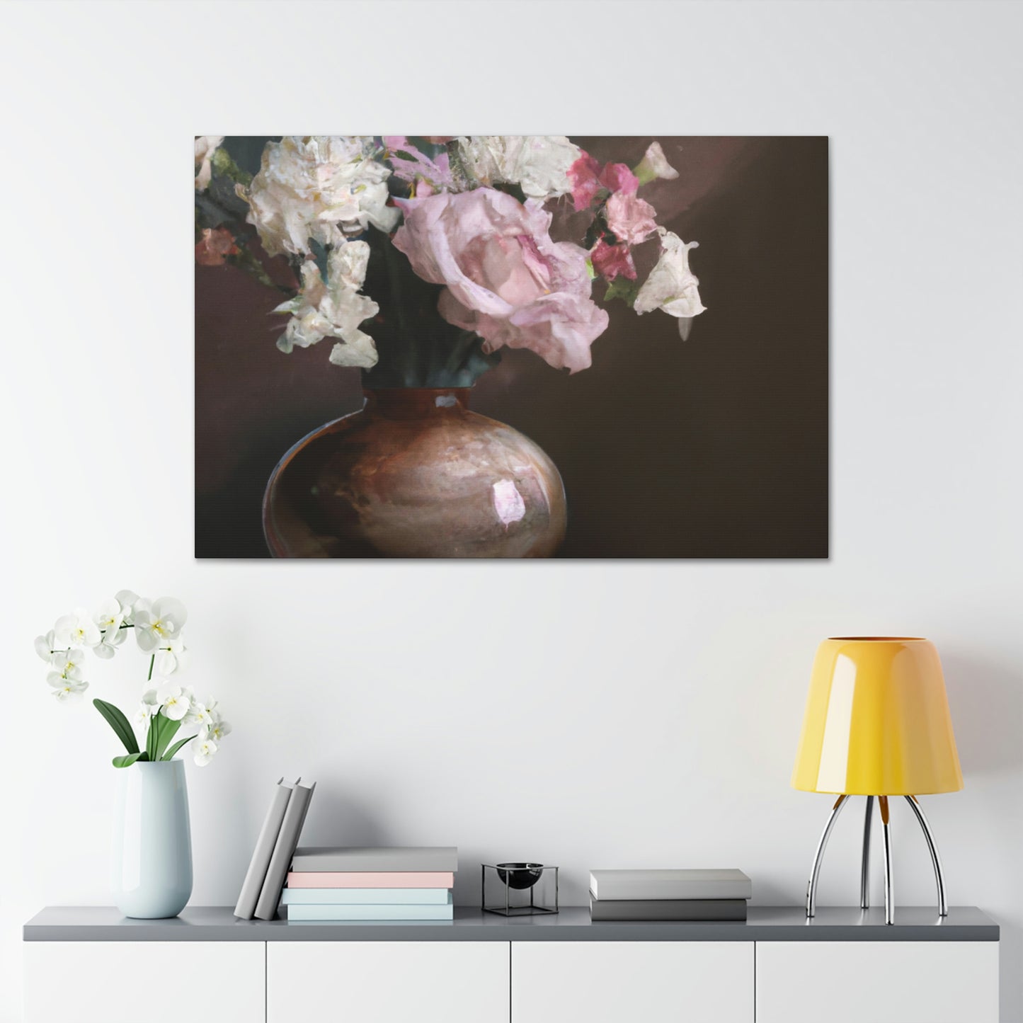 "Delicate Floral Detail" - Canvas