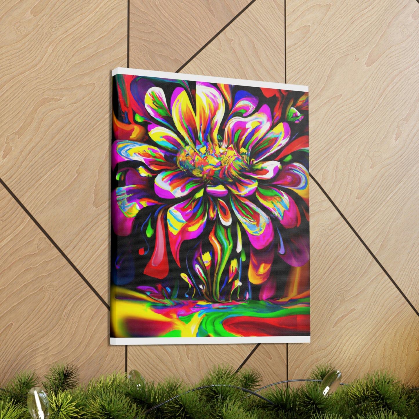 Groovy Bloom. - Canvas