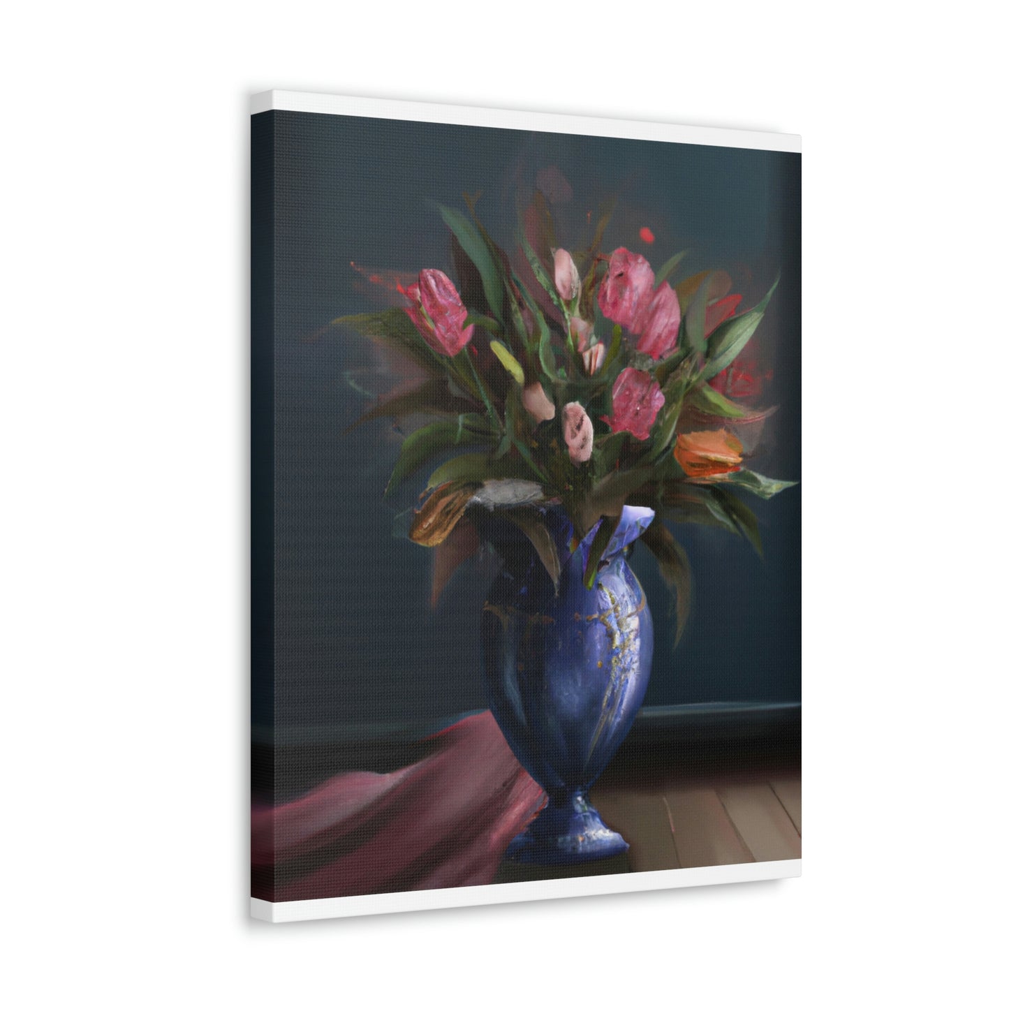 "Floral Finesse Flourish - Canvas