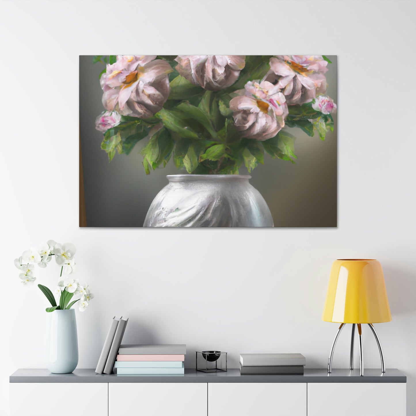 Vase Bouquet Bloom - Canvas