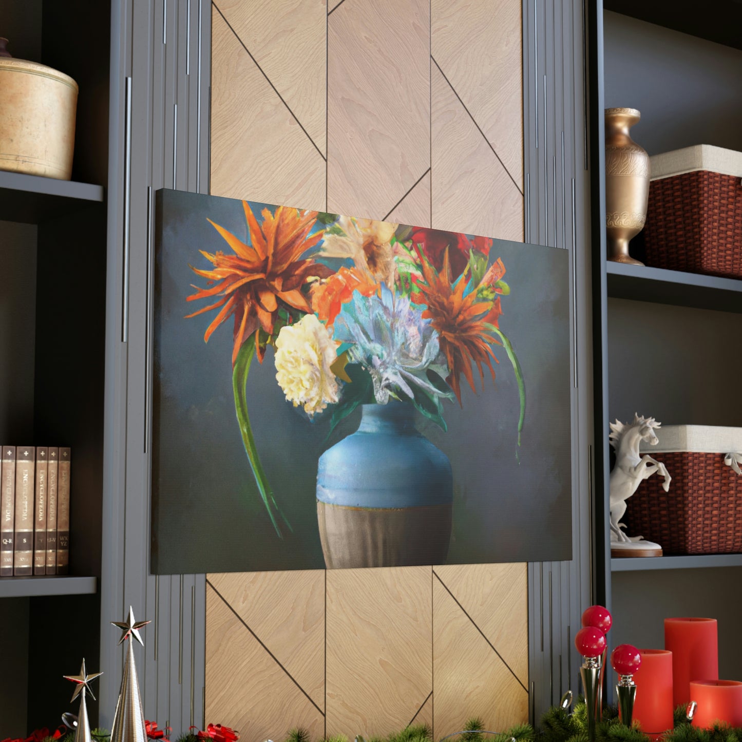Joyous Floral Lush - Canvas