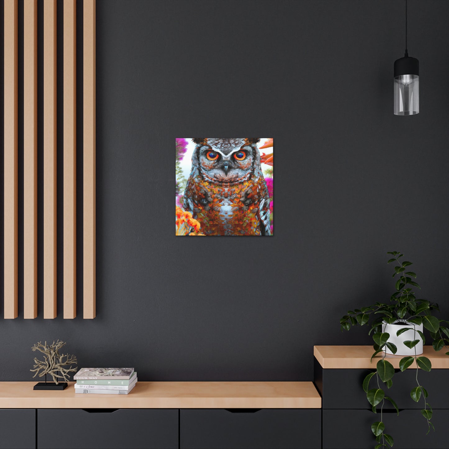 Owl's Splendor. - Canvas