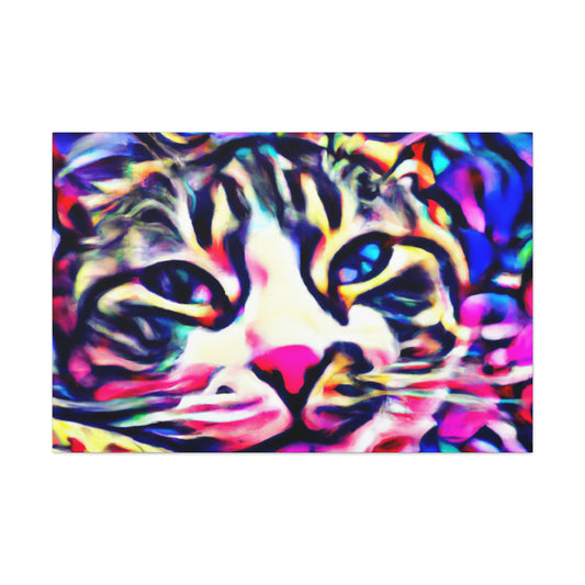 1. Multi-Colored Cat Flux
2. Flowered Digital Mix
3. Flowered Room Cat - Canvas