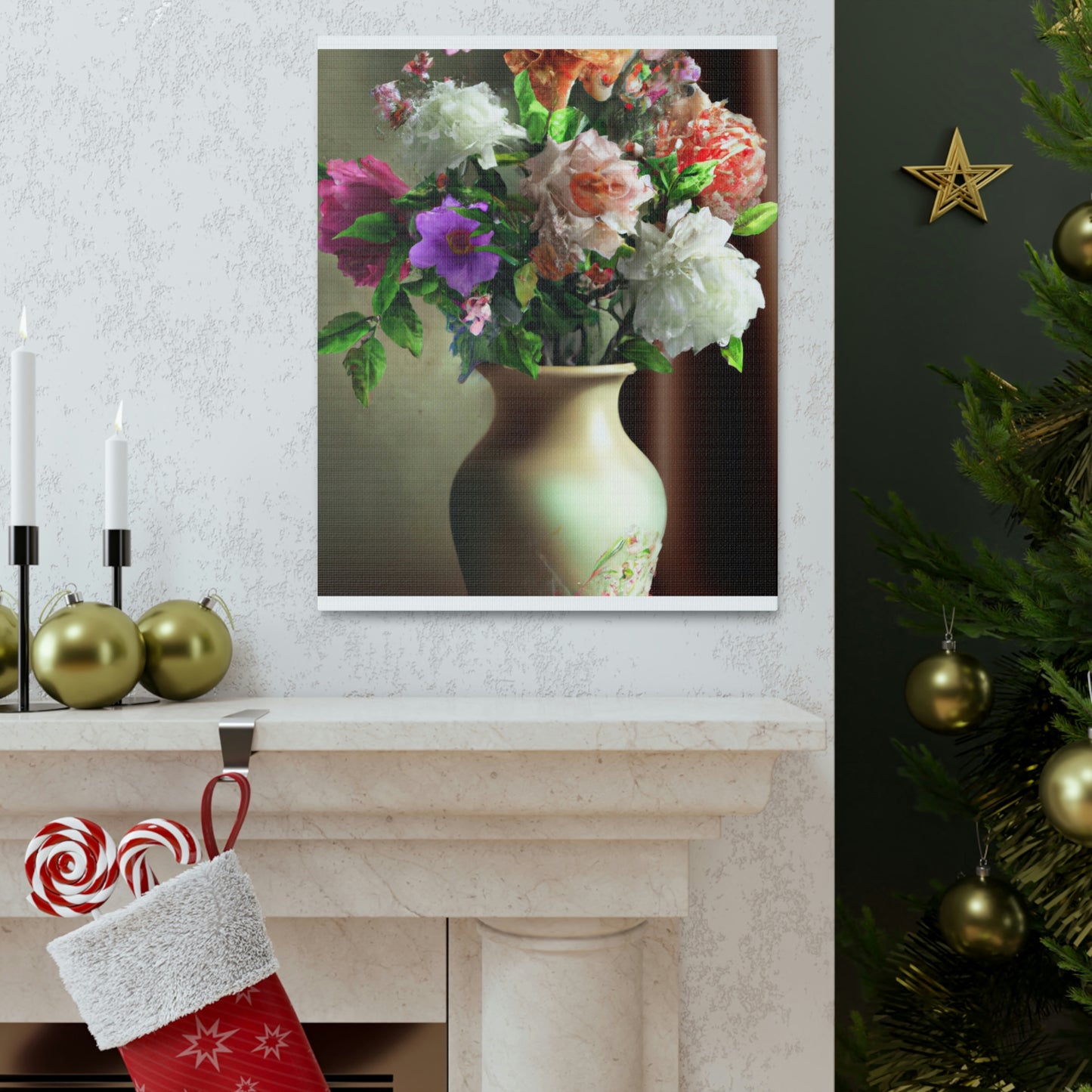 Floral Enchantment. - Canvas