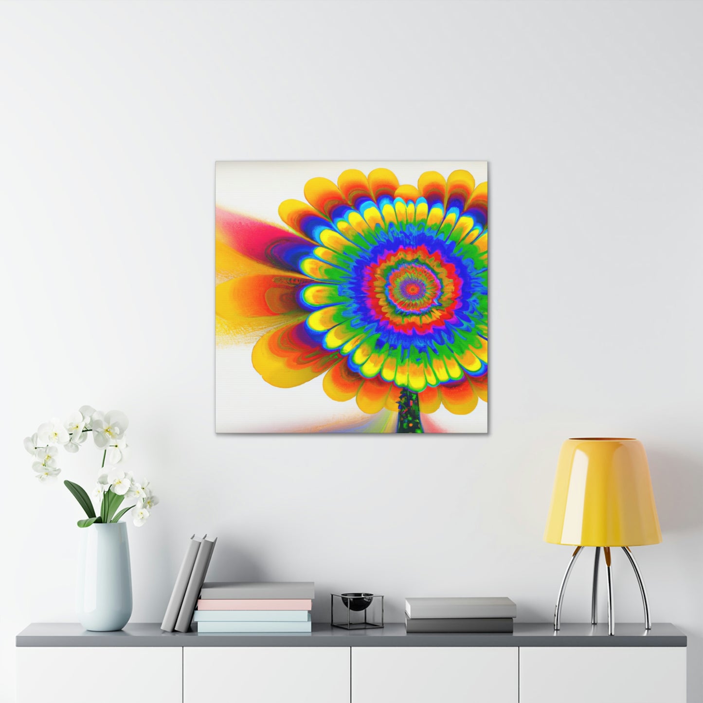 Dazzling Bloom. - Canvas