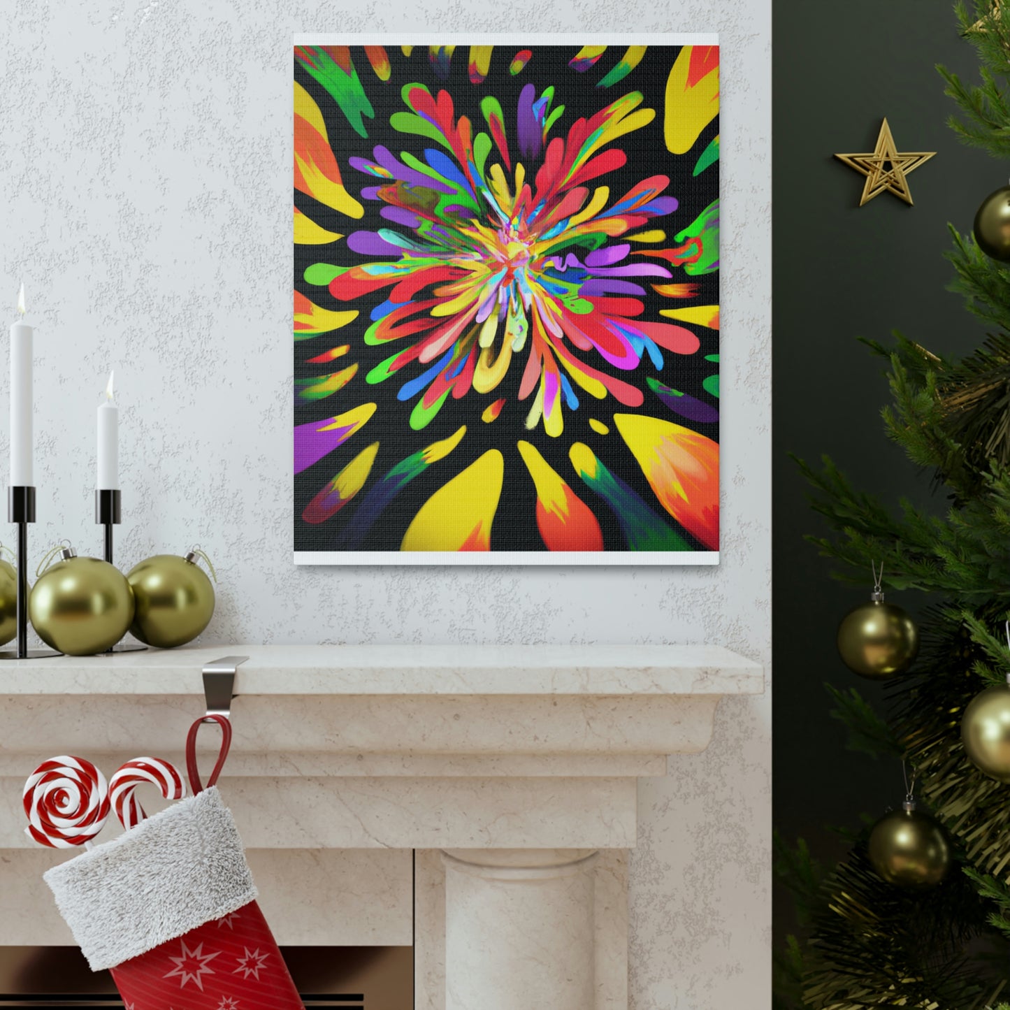 Radiant Blooms. - Canvas