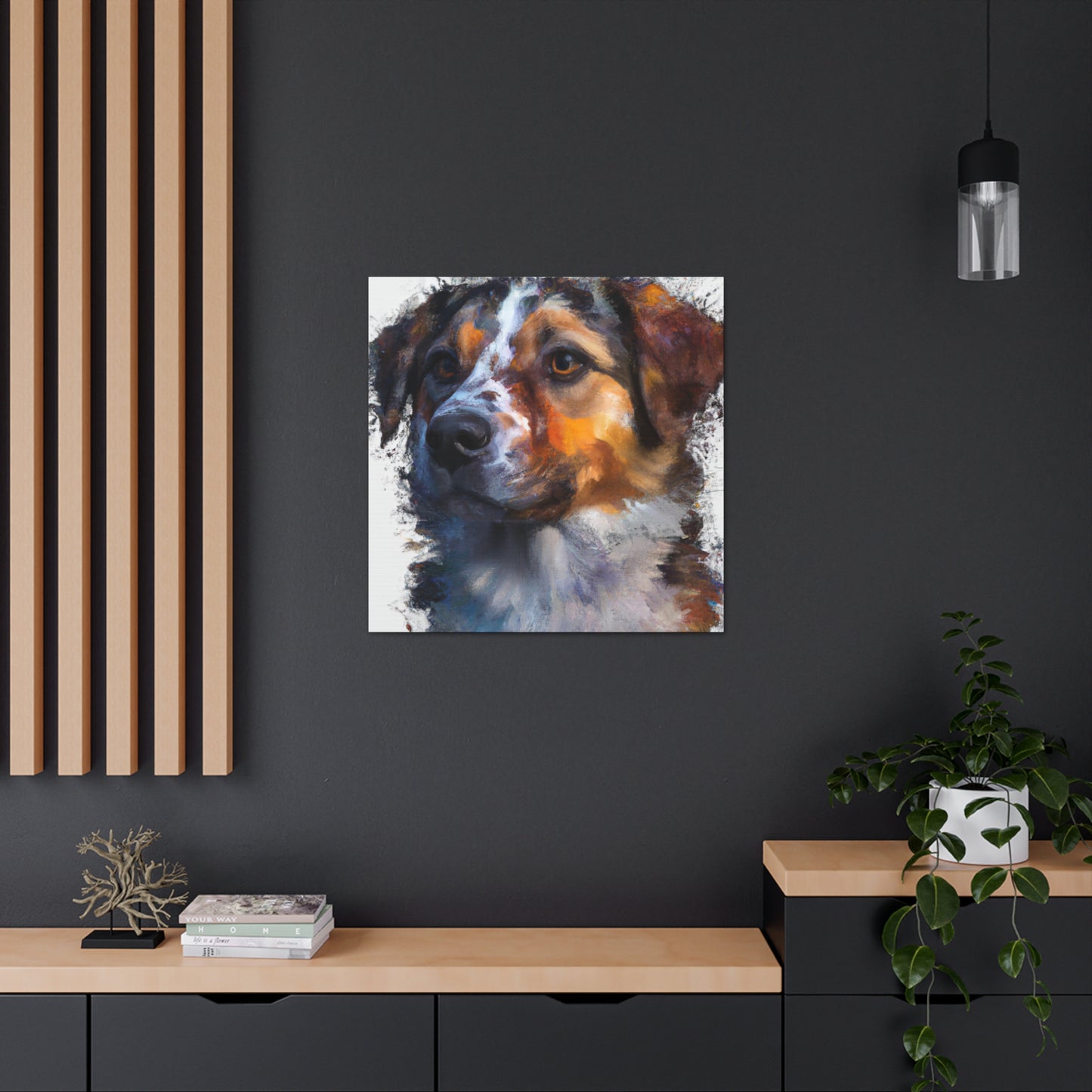 Furry Frenzy. - Canvas