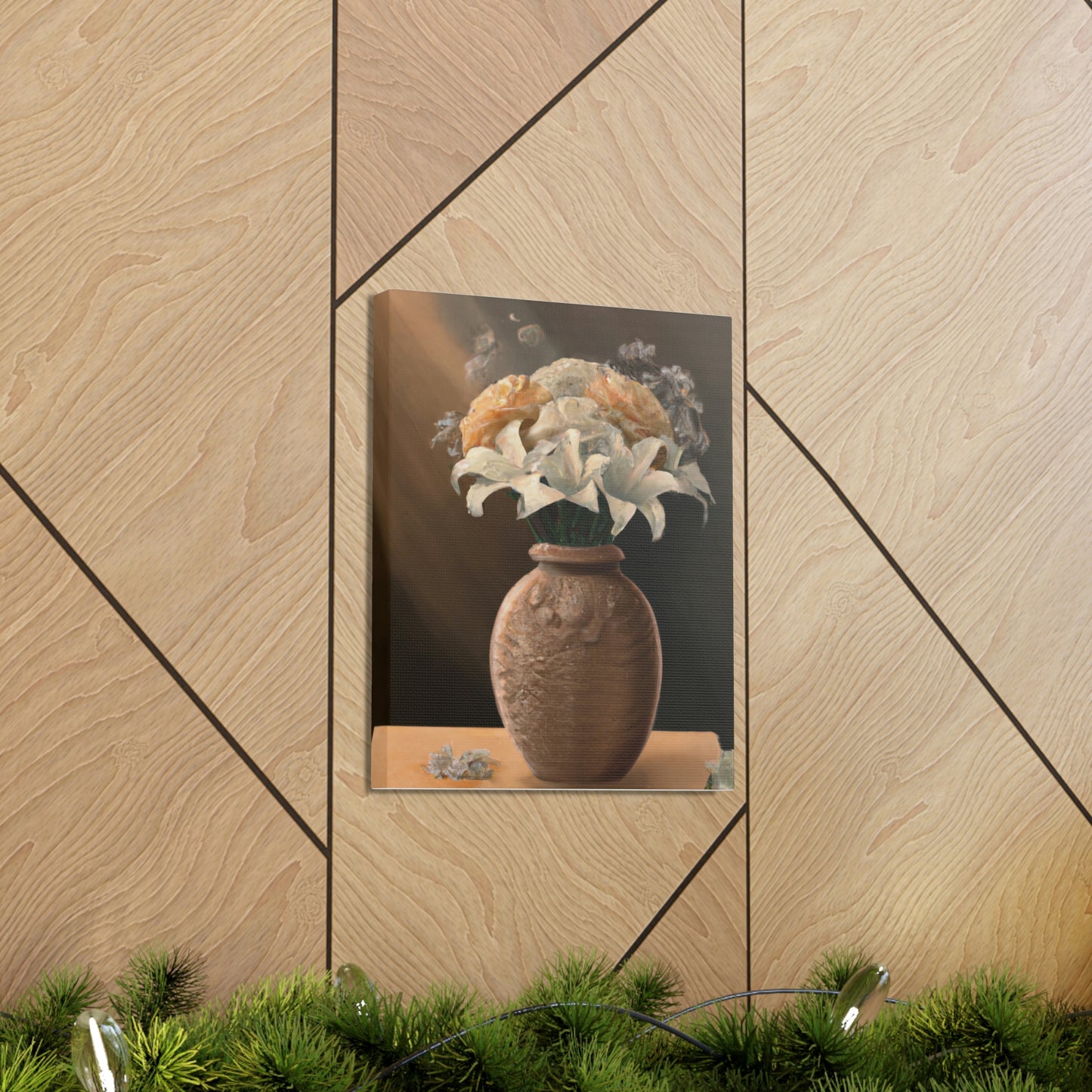 "Intricate Floral Bouquet." - Canvas