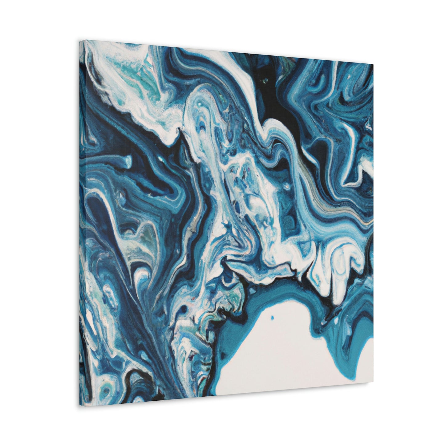 "Blue Harmony". - Canvas