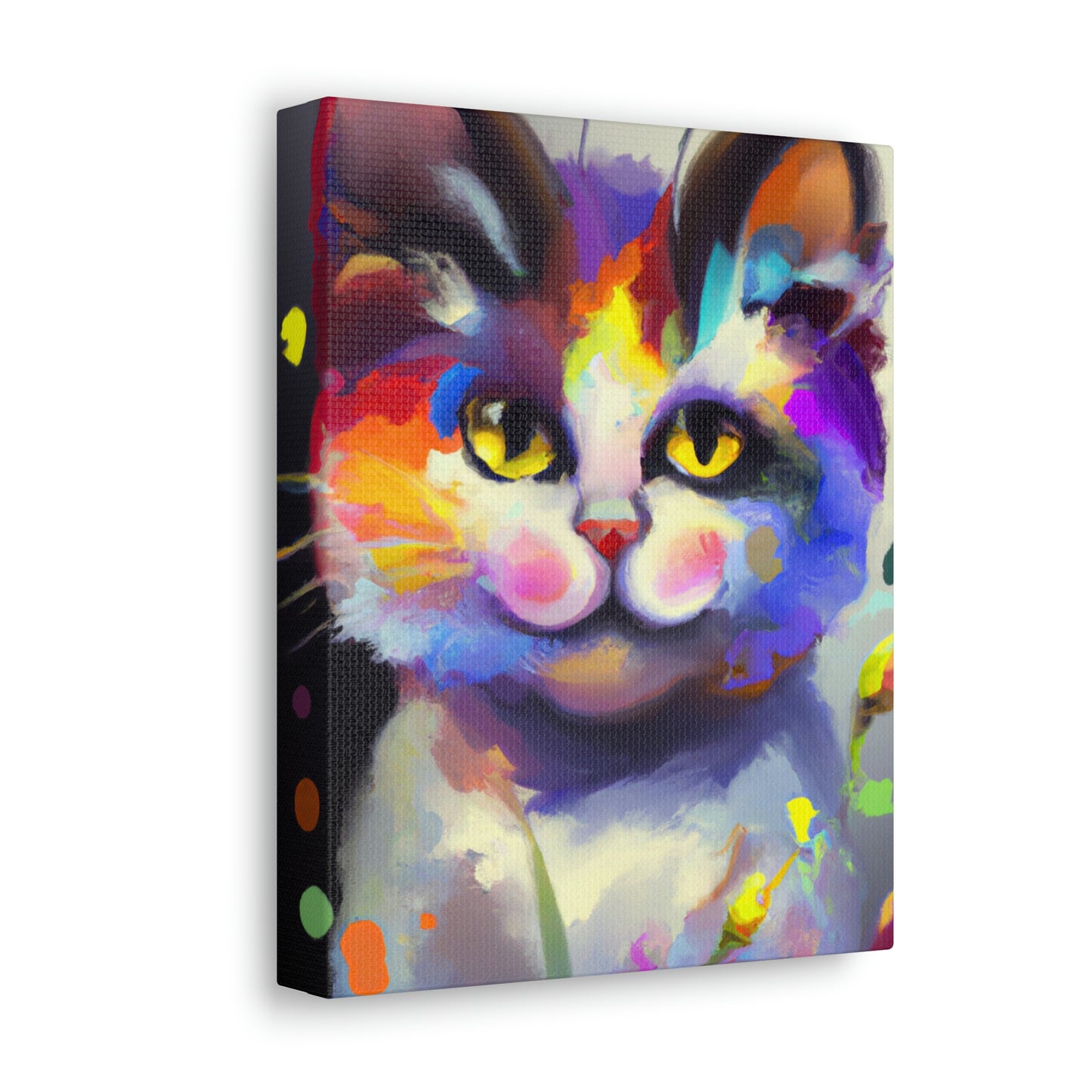 "Fur Florals" - Canvas