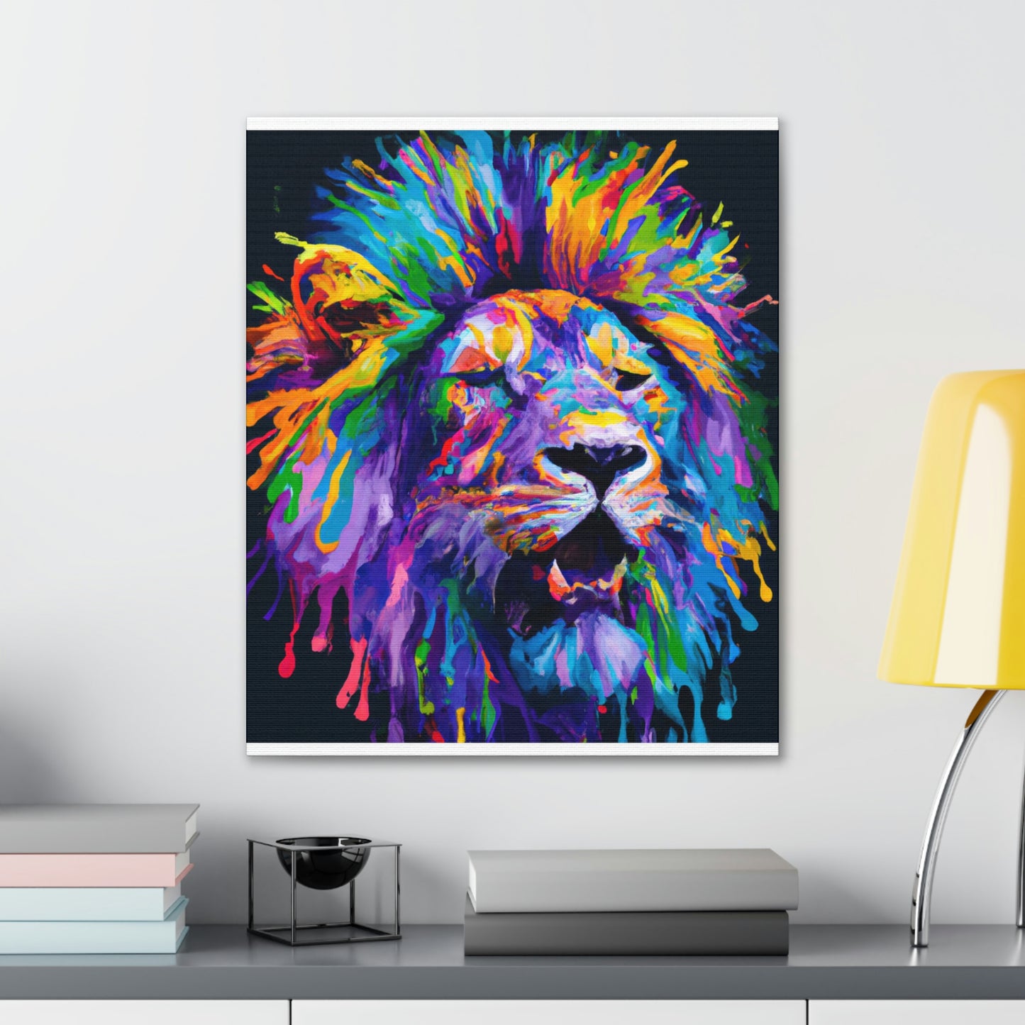 Lion Prismatic - Canvas