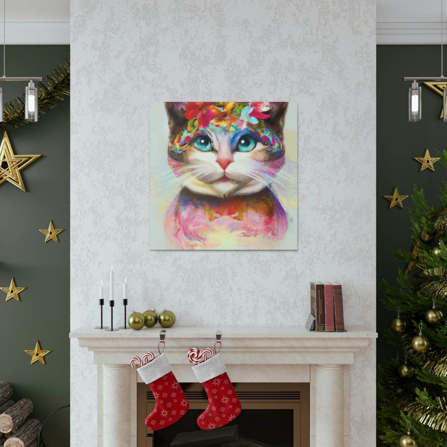 Bloom Cat - Canvas
