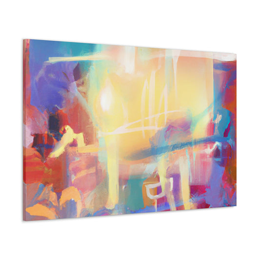 Cosmic Bloom. - Canvas