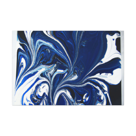Blue Embrace. - Canvas