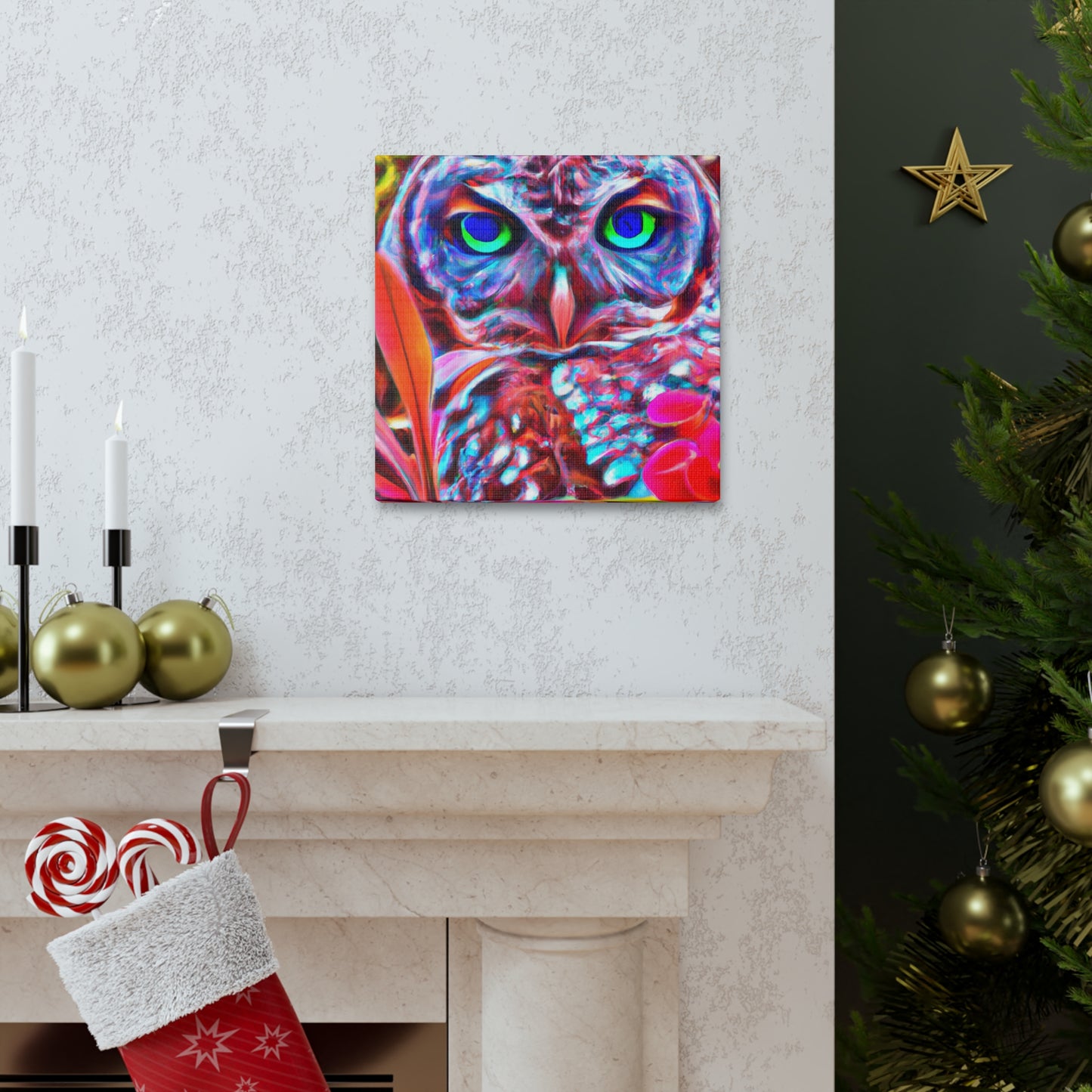 Owl Utopia. - Canvas