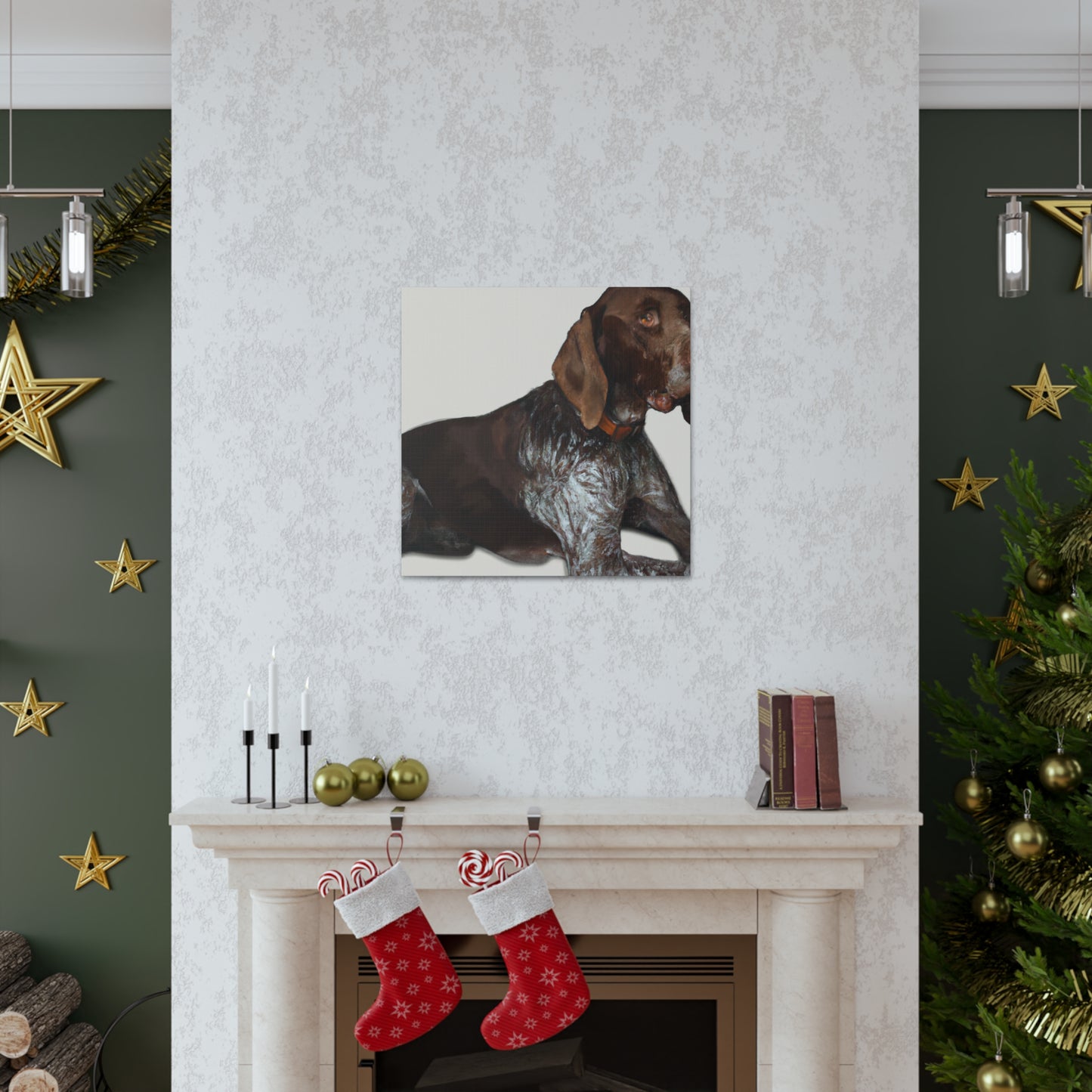 Dog Pointer Splendour - Canvas