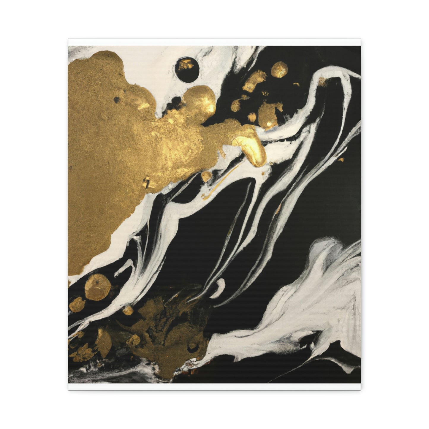 Gilded Mural Bliss - Canvas